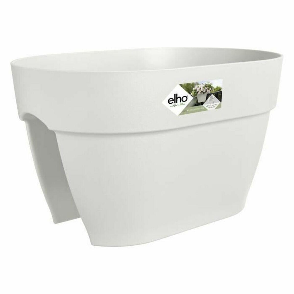 Urtepotte Elho Vibia Campana 26 x 39 x 22 cm Hvid Rektangulær Moderne Urtepotte Elho Vibia Campana 26 x 39 x 22 cm Hvid Rektangulær Moderne