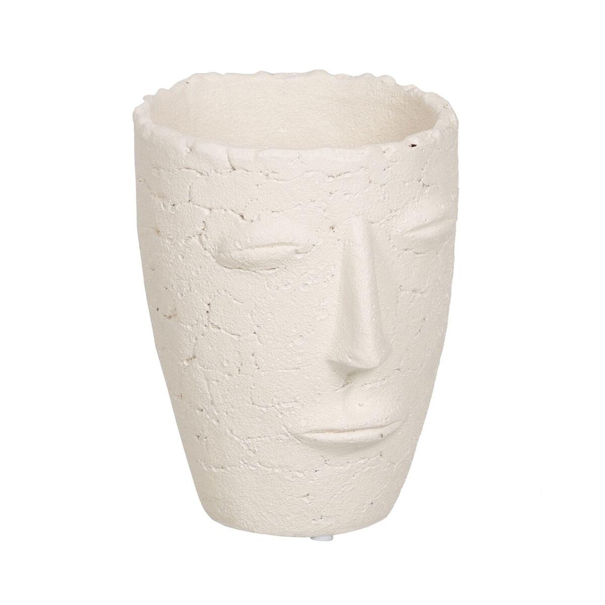 Urtepotte Flødefarvet Keramik 15 x 15 x 19 cm Urtepotte Flødefarvet Keramik 15 x 15 x 19 cm
