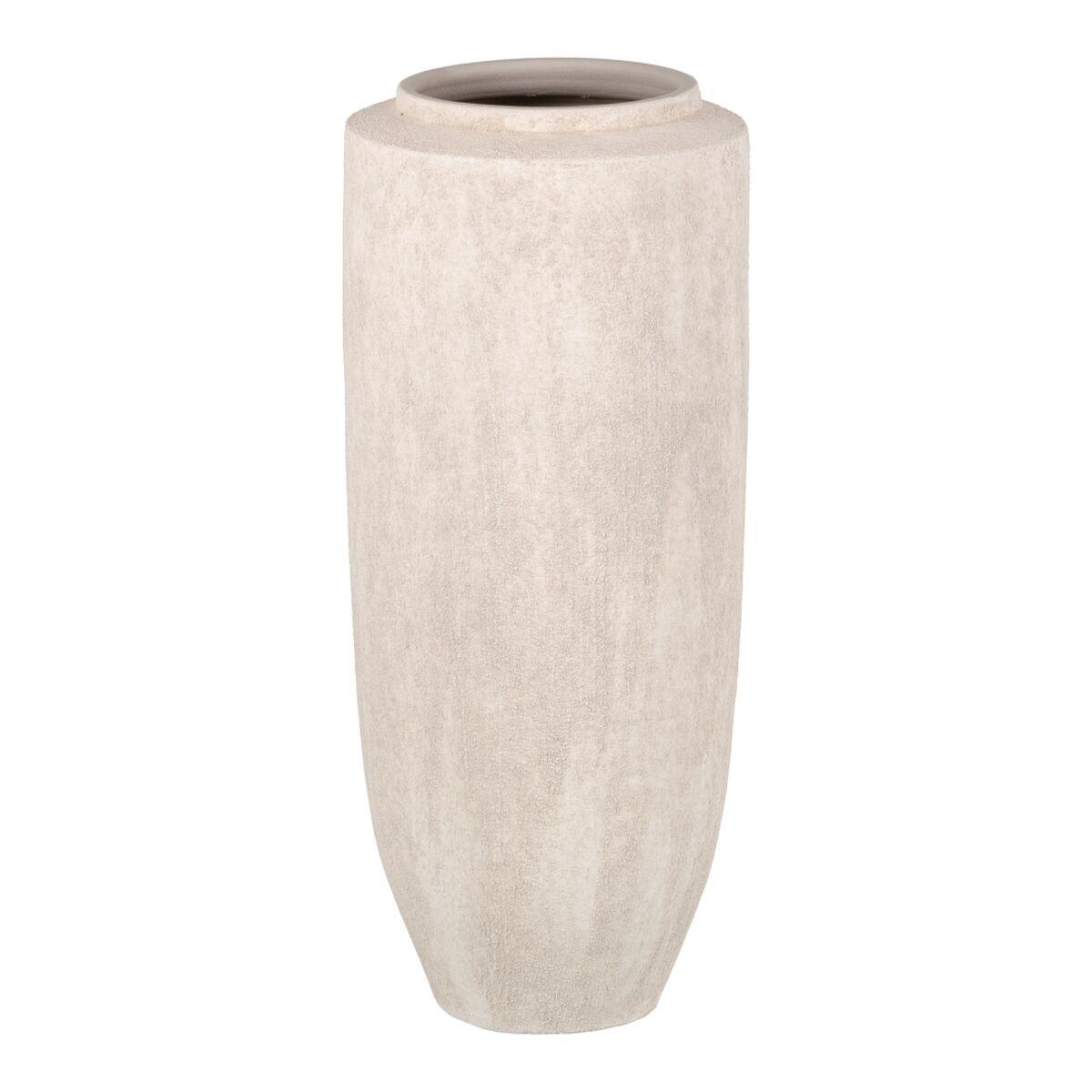 Urtepotte Flødefarvet Keramik Sand 26 x 26 x 60 cm Urtepotte Flødefarvet Keramik Sand 26 x 26 x 60 cm