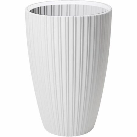 Urtepotte Garden ID Fancy Hvid Polyetylen 40 x 58 cm