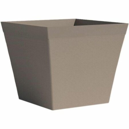 Urtepotte Garden ID Taupe Firkantet 39 x 33 cm