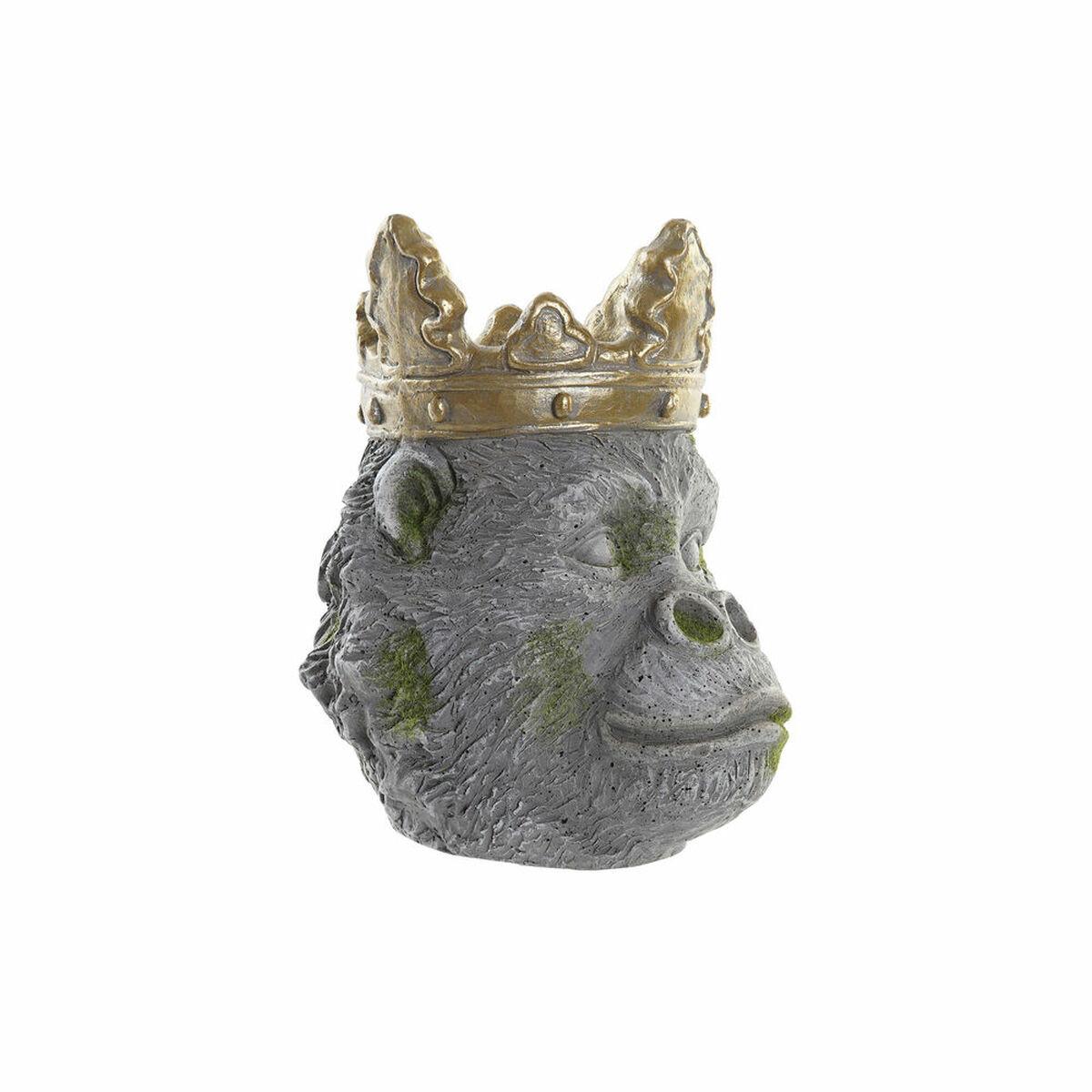Urtepotte - Gorilla i grå/gylden, magnesium 29 × 26 × 34,9 cm Urtepotte - Gorilla i grå/gylden, magnesium 29 × 26 × 34,9 cm
