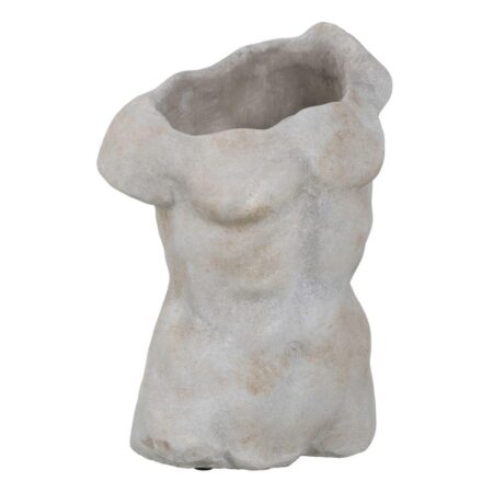 Urtepotte Grå Cement Buste 20,5 x 13 x 29 cm