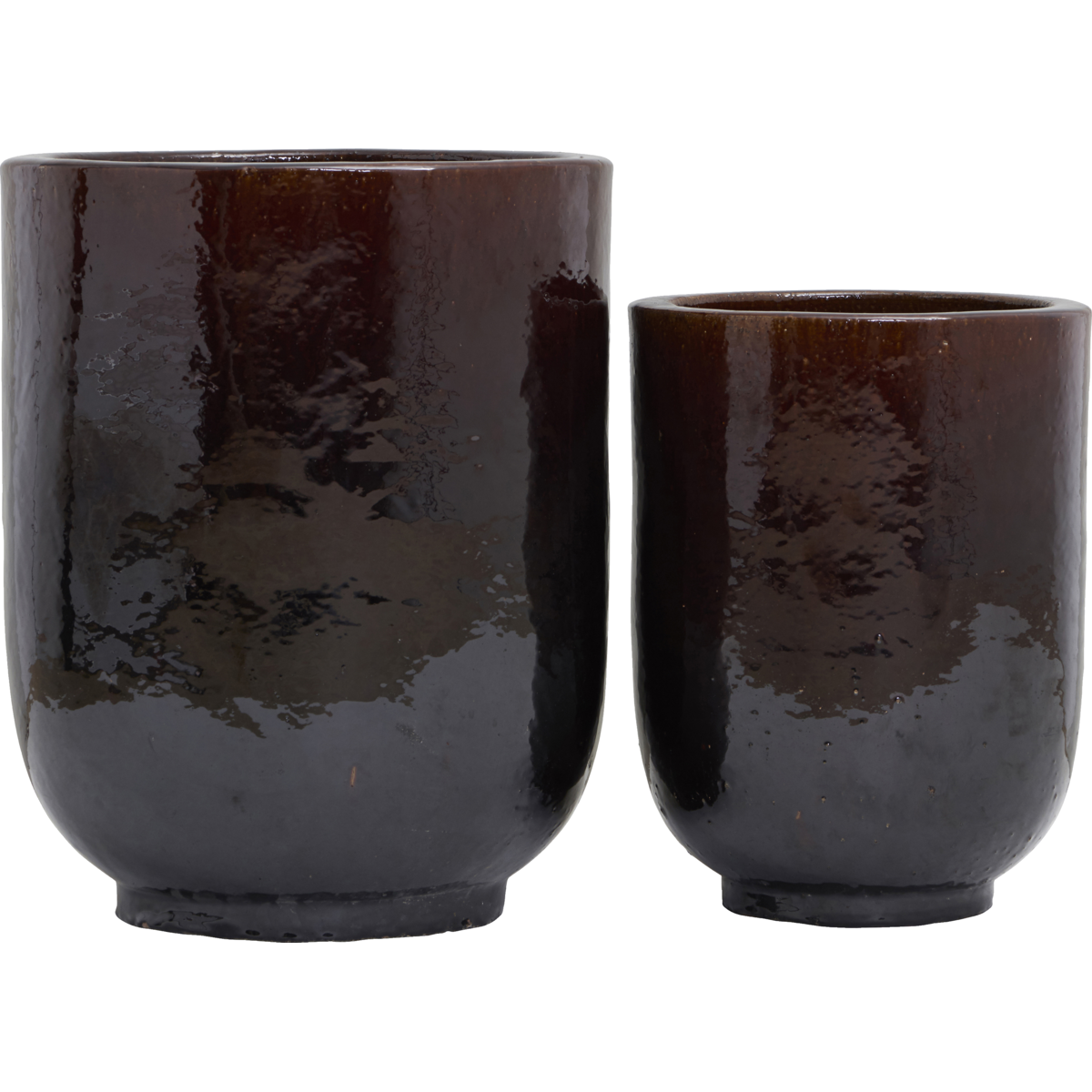 Urtepotte, HDPho, Mørkebrun - Dark brown / Earthenware / S:, h: 45 cm, dia: 35 cm, M:, h: 55 cm, dia: 45 cm Urtepotte, HDPho, Mørkebrun - Dark brown / Earthenware / S:, h: 45 cm, dia: 35 cm, M:, h: 55 cm, dia: 45 cm