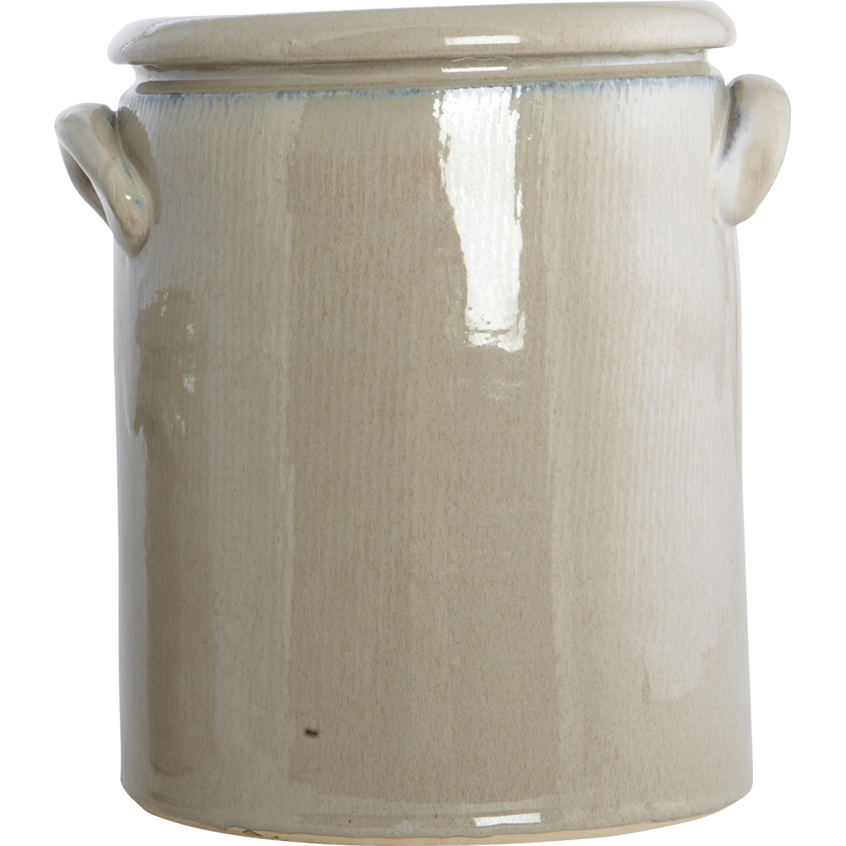 Urtepotte, HDPottery M, Sand - Sand / White clay / h: 24 cm, dia: 20 cm Urtepotte, HDPottery M, Sand - Sand / White clay / h: 24 cm, dia: 20 cm