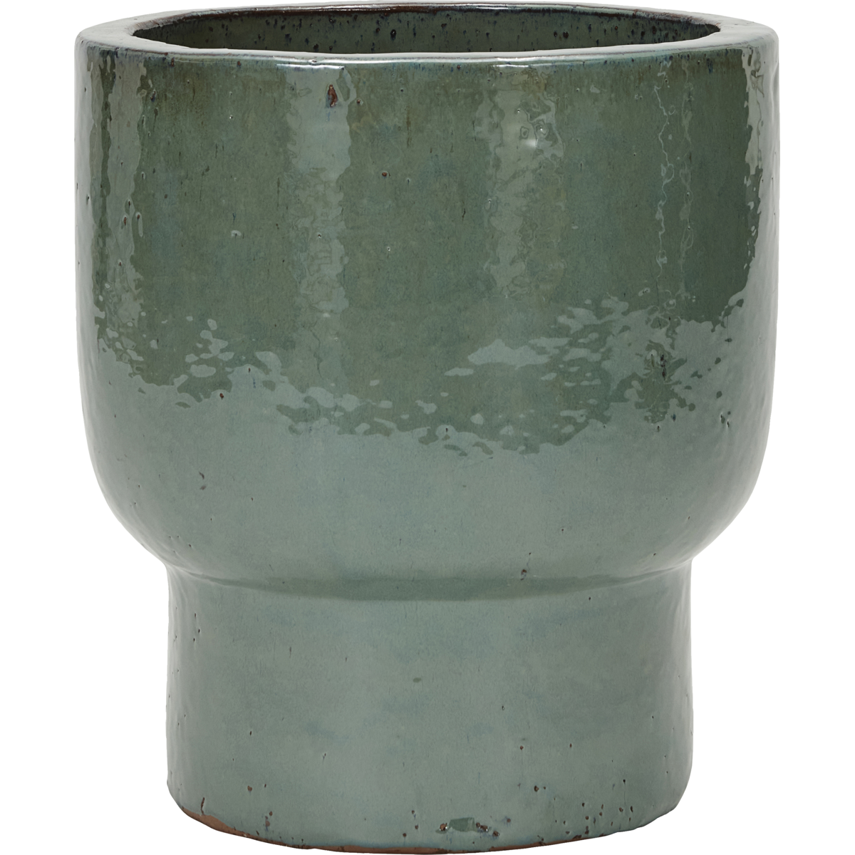 Urtepotte, HDTerra, Grøn - Green / Earthenware / h: 45 cm, dia: 40 cm Urtepotte, HDTerra, Grøn - Green / Earthenware / h: 45 cm, dia: 40 cm