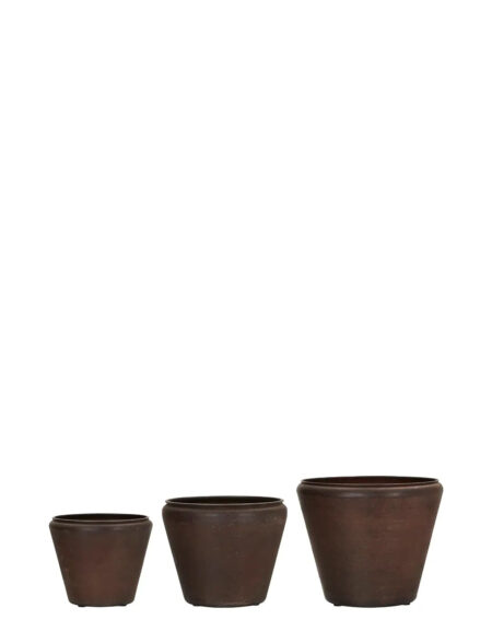 Urtepotte, Hdfunnel, Antik Brun House Doctor Brown