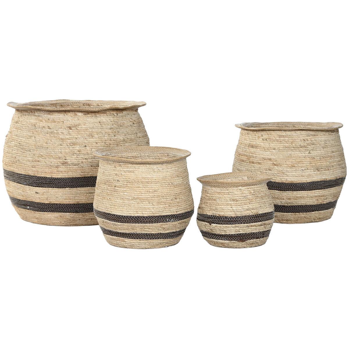 Urtepotte Home ESPRIT Brun Fiber Araber 60 x 60 x 52 cm (4 enheder) Urtepotte Home ESPRIT Brun Fiber Araber 60 x 60 x 52 cm (4 enheder)