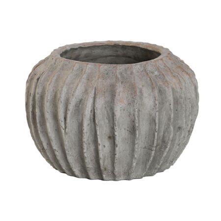 Urtepotte Home ESPRIT Grå Cement 33 x 33 x 21 cm