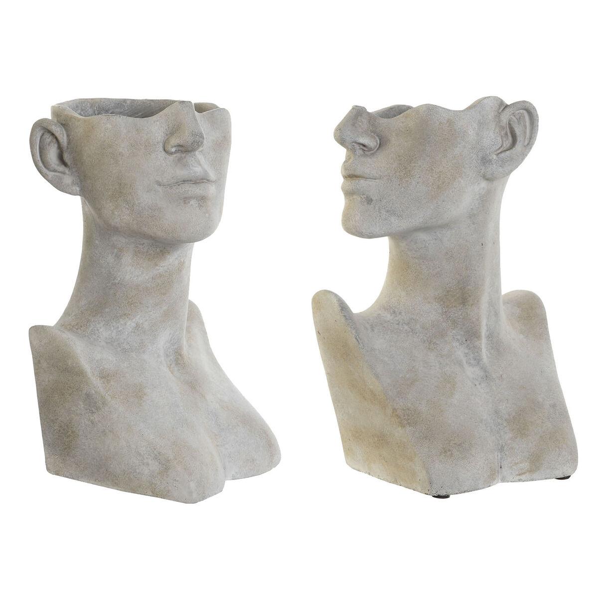 Urtepotte Home ESPRIT Grå Cement Brugt 23 x 20 x 33 cm (2 enheder) Urtepotte Home ESPRIT Grå Cement Brugt 23 x 20 x 33 cm (2 enheder)