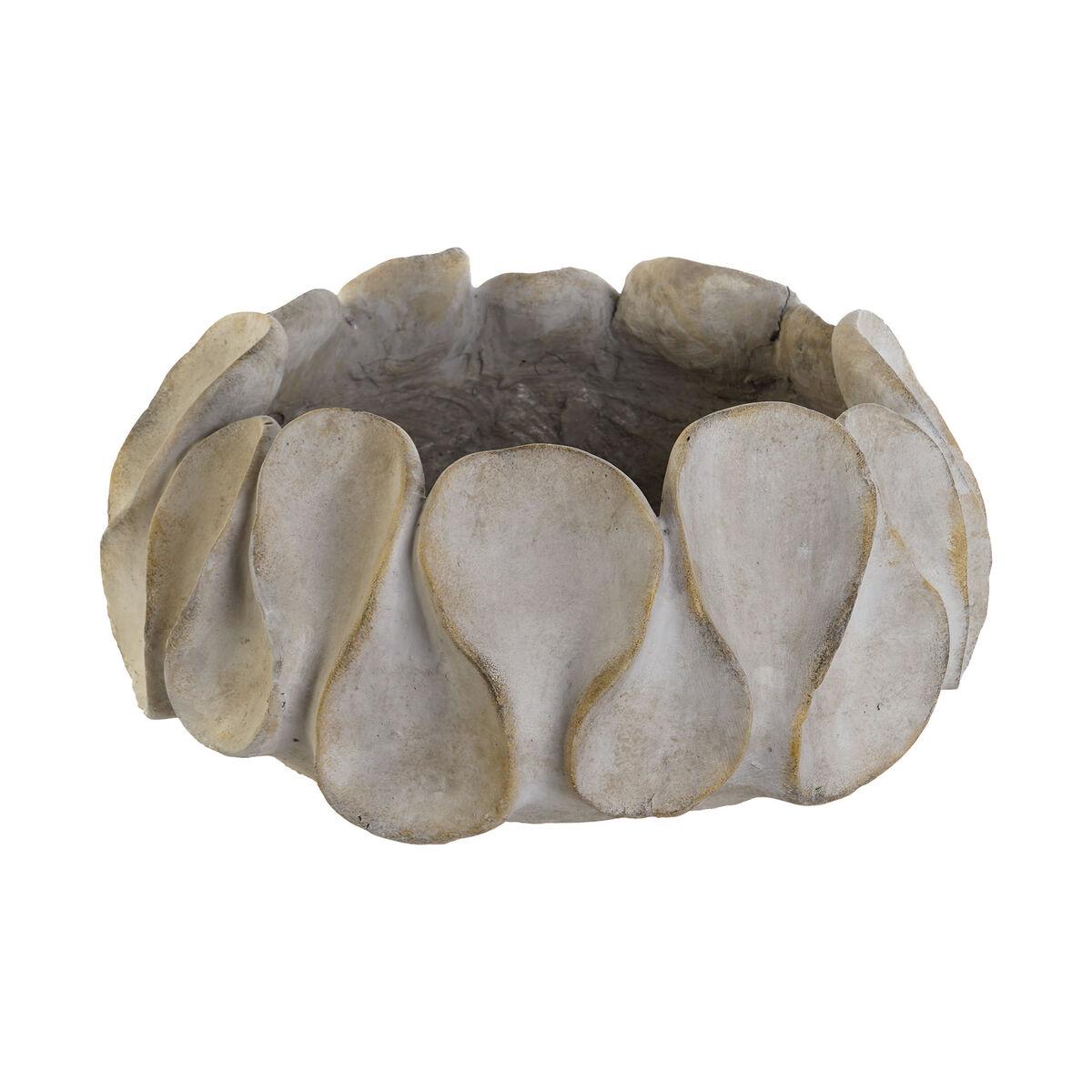 Urtepotte Home ESPRIT Grå Cement Romantisk Brugt 42 x 42 x 19 cm Urtepotte Home ESPRIT Grå Cement Romantisk Brugt 42 x 42 x 19 cm