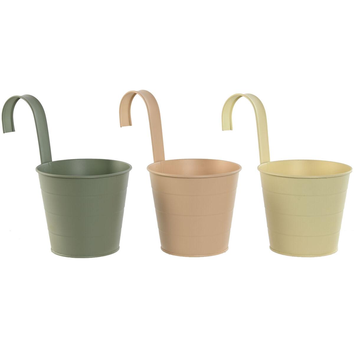 Urtepotte Home ESPRIT Gul Grøn Rav Lyserød Metal 14 x 14 x 23 cm (3 enheder) Urtepotte Home ESPRIT Gul Grøn Rav Lyserød Metal 14 x 14 x 23 cm (3 enheder)