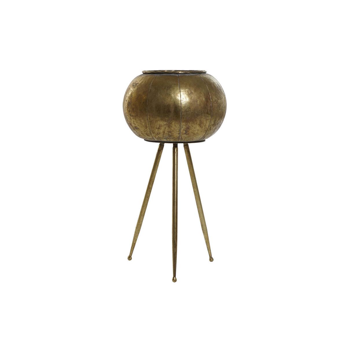 Urtepotte Home ESPRIT Gylden Metal Moderne 30 x 30 x 60 cm Urtepotte Home ESPRIT Gylden Metal Moderne 30 x 30 x 60 cm