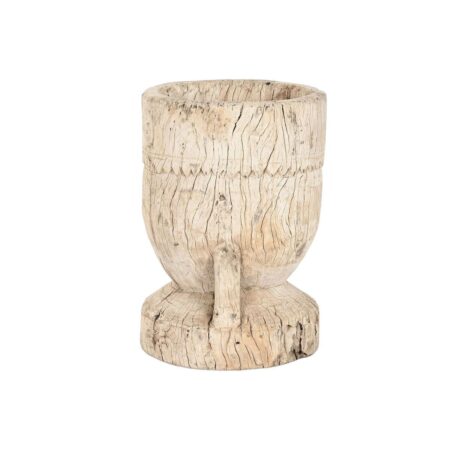 Urtepotte Home ESPRIT Natur Teak 31 x 31 x 46 cm