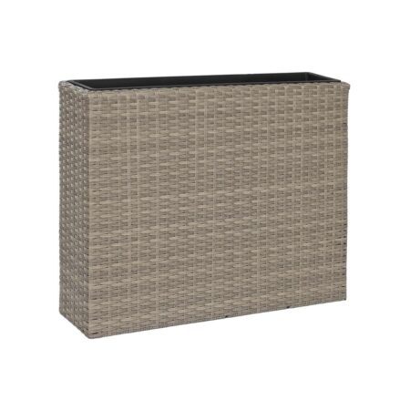 Urtepotte Home ESPRIT polypropylen Rattan 83 x 22 x 65 cm