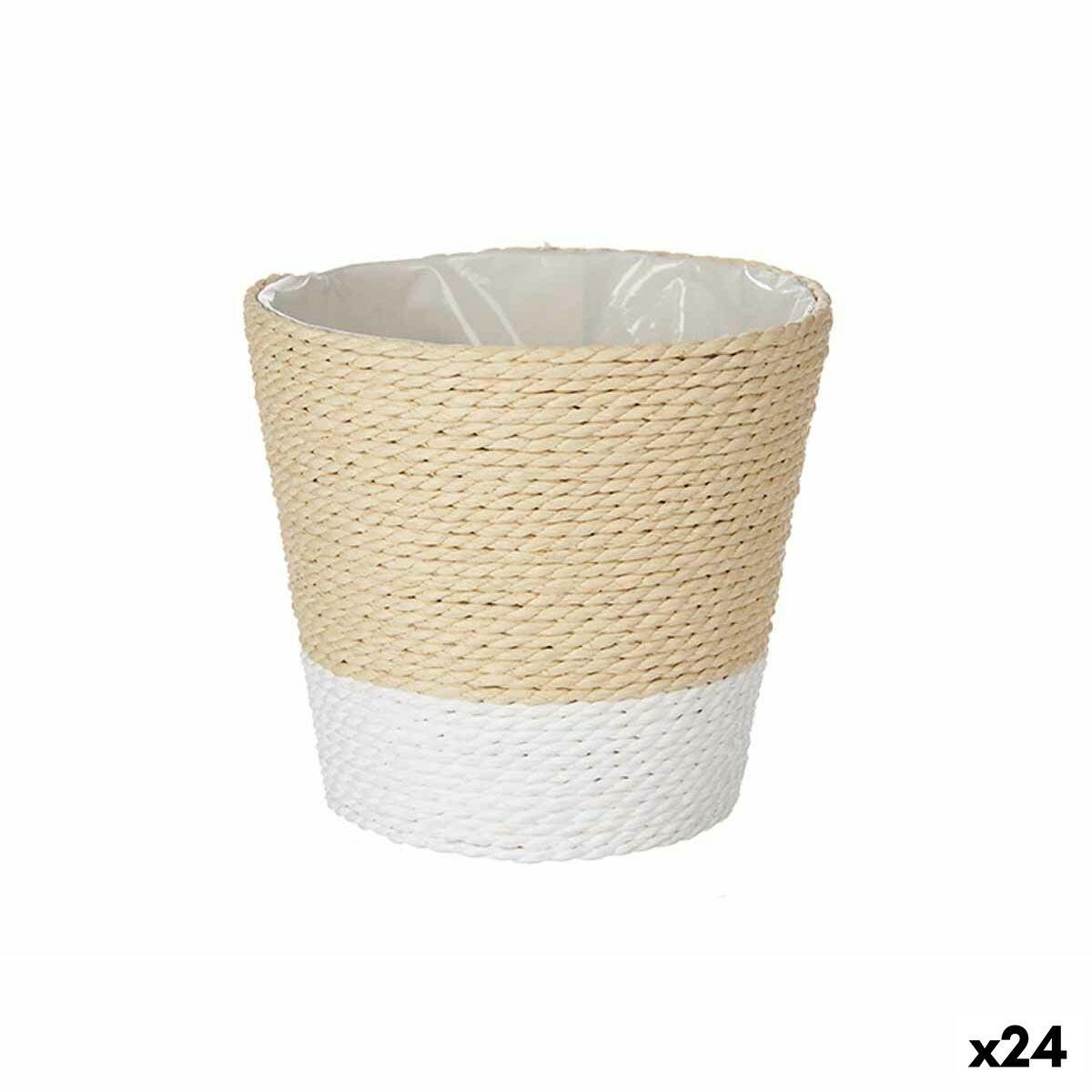 Urtepotte Hvid Tov Plastik 14 x 12,5 x 14 cm (24 enheder) Urtepotte Hvid Tov Plastik 14 x 12,5 x 14 cm (24 enheder)