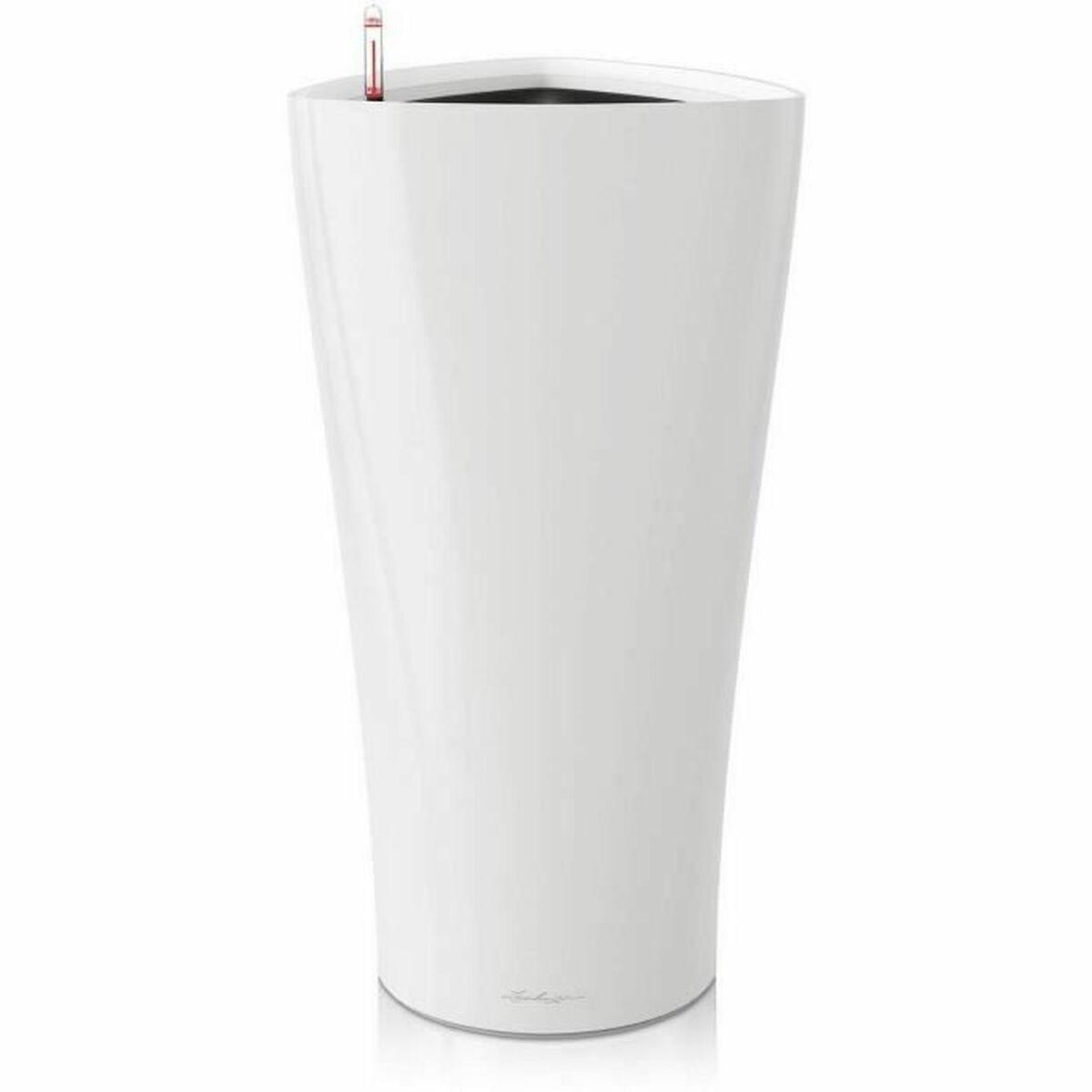Urtepotte Lechuza 40 x 40 x 76 cm Hvid polypropylen Plastik Urtepotte Lechuza 40 x 40 x 76 cm Hvid polypropylen Plastik