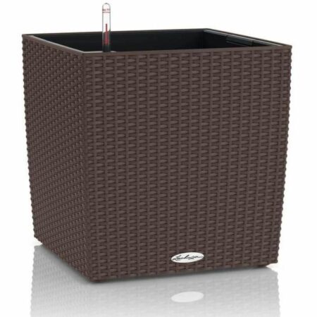 Urtepotte Lechuza 50 x 50 cm Brun Sort polypropylen Plastik