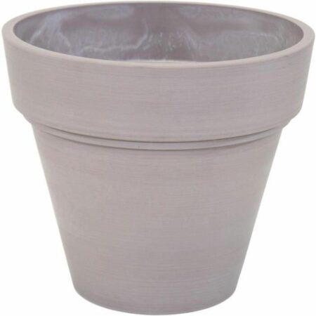 Urtepotte Mega Collections Ecostone Planter Brun Taupe 55 x 51 cm