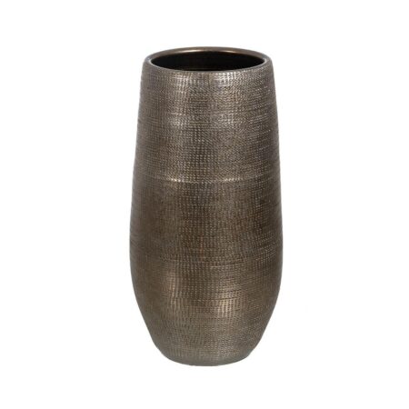 Urtepotte Metallic Keramik 31 x 31 x 61 cm