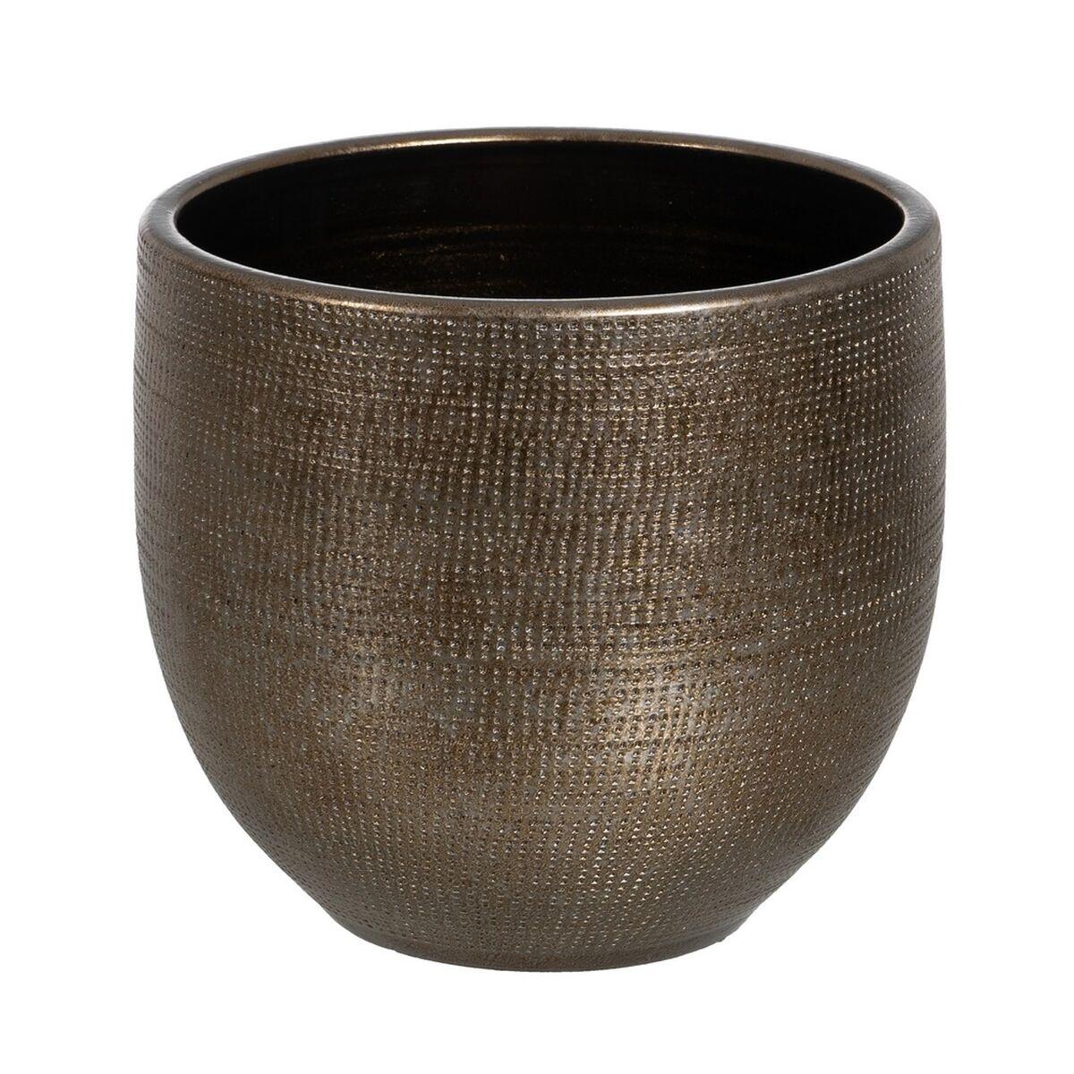 Urtepotte Metallic Keramik 40 x 40 x 37 cm Urtepotte Metallic Keramik 40 x 40 x 37 cm