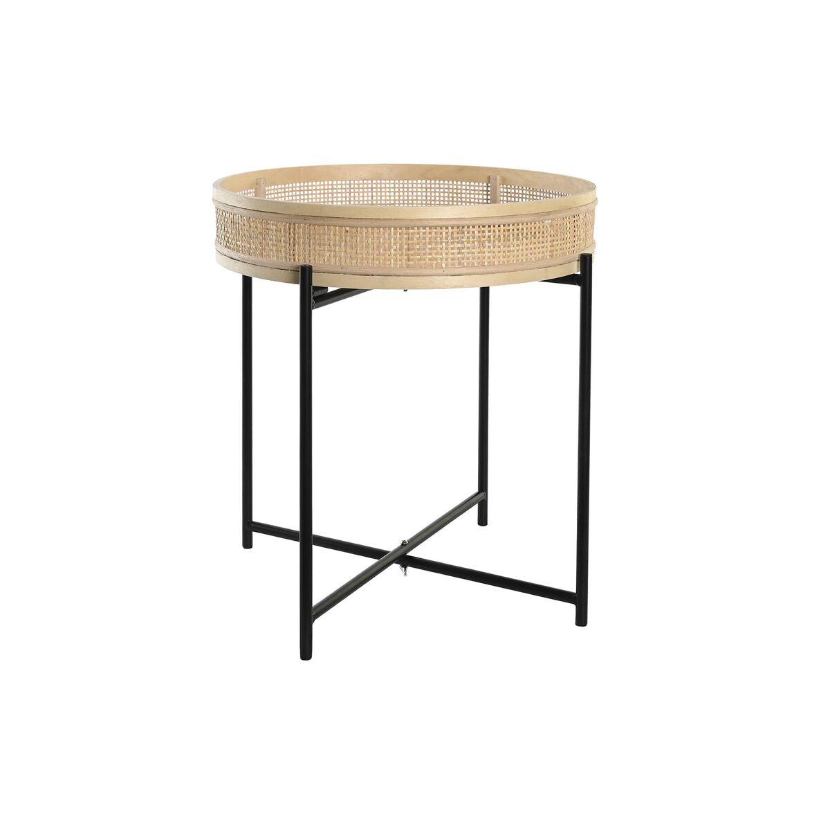 Urtepotte Natur Sort Metal Rattan Skandinavisk (43 x 43 x 46 cm) Urtepotte Natur Sort Metal Rattan Skandinavisk (43 x 43 x 46 cm)