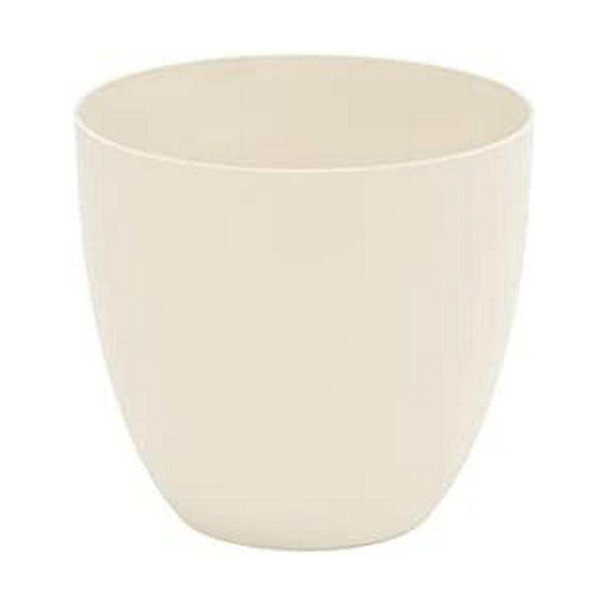 Urtepotte Plastiken Beige polypropylen Ø 18 cm Urtepotte Plastiken Beige polypropylen Ø 18 cm
