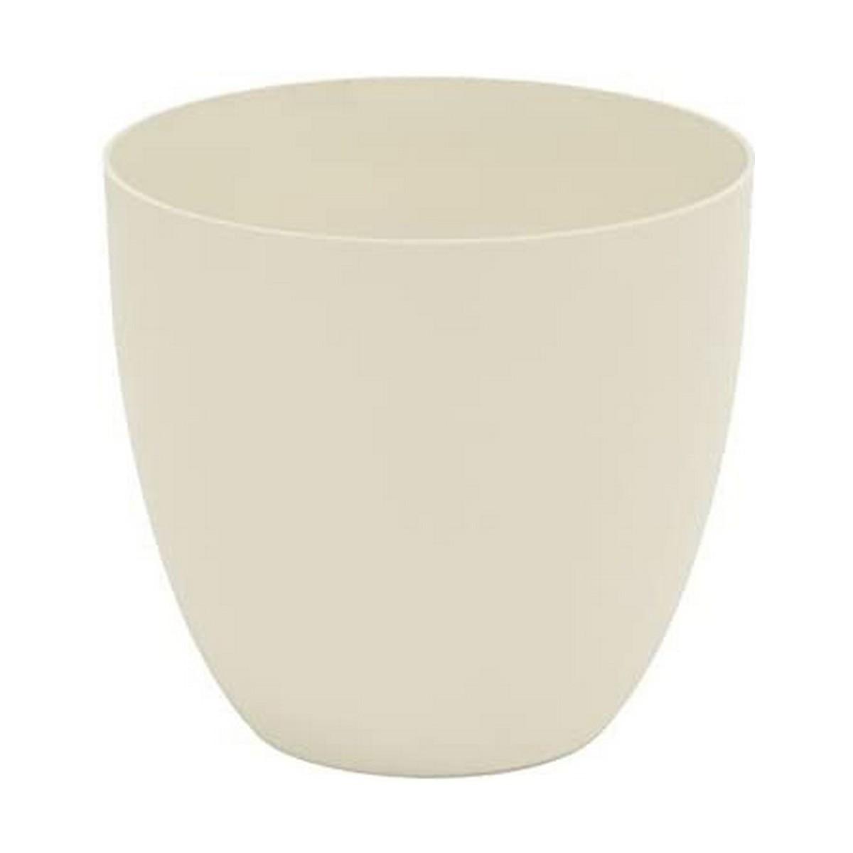 Urtepotte Plastiken Beige polypropylen Ø 32 cm Urtepotte Plastiken Beige polypropylen Ø 32 cm
