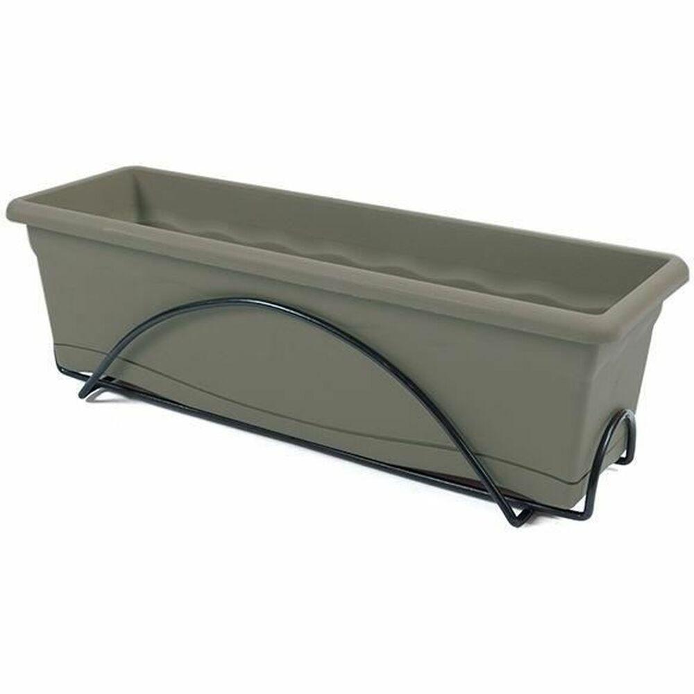 Urtepotte Plastiken Terra Collection 60 x 20 cm Taupe Plastik Urtepotte Plastiken Terra Collection 60 x 20 cm Taupe Plastik