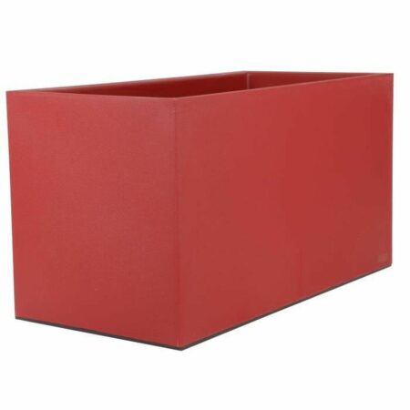 Urtepotte Riviera 80 x 40 cm Rød Plastik Firkantet
