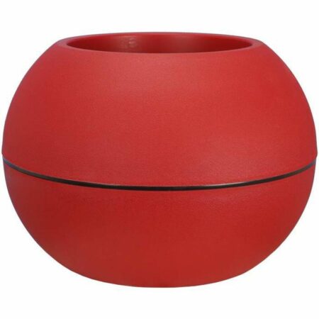 Urtepotte Riviera D40 Krogla Rød Granit Ø 40 cm