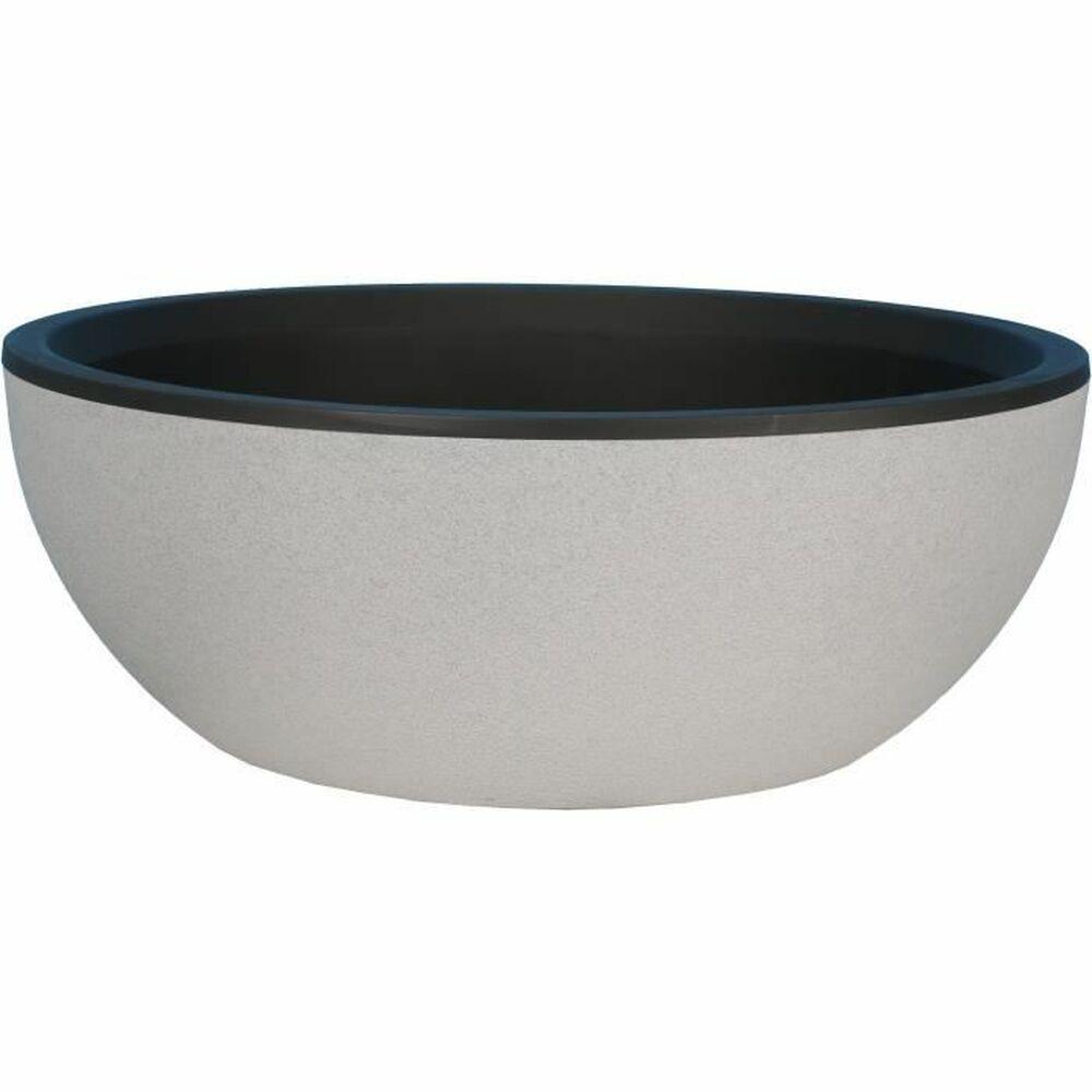 Urtepotte Riviera Granite Lysegrå Ø 40 cm Sten Urtepotte Riviera Granite Lysegrå Ø 40 cm Sten