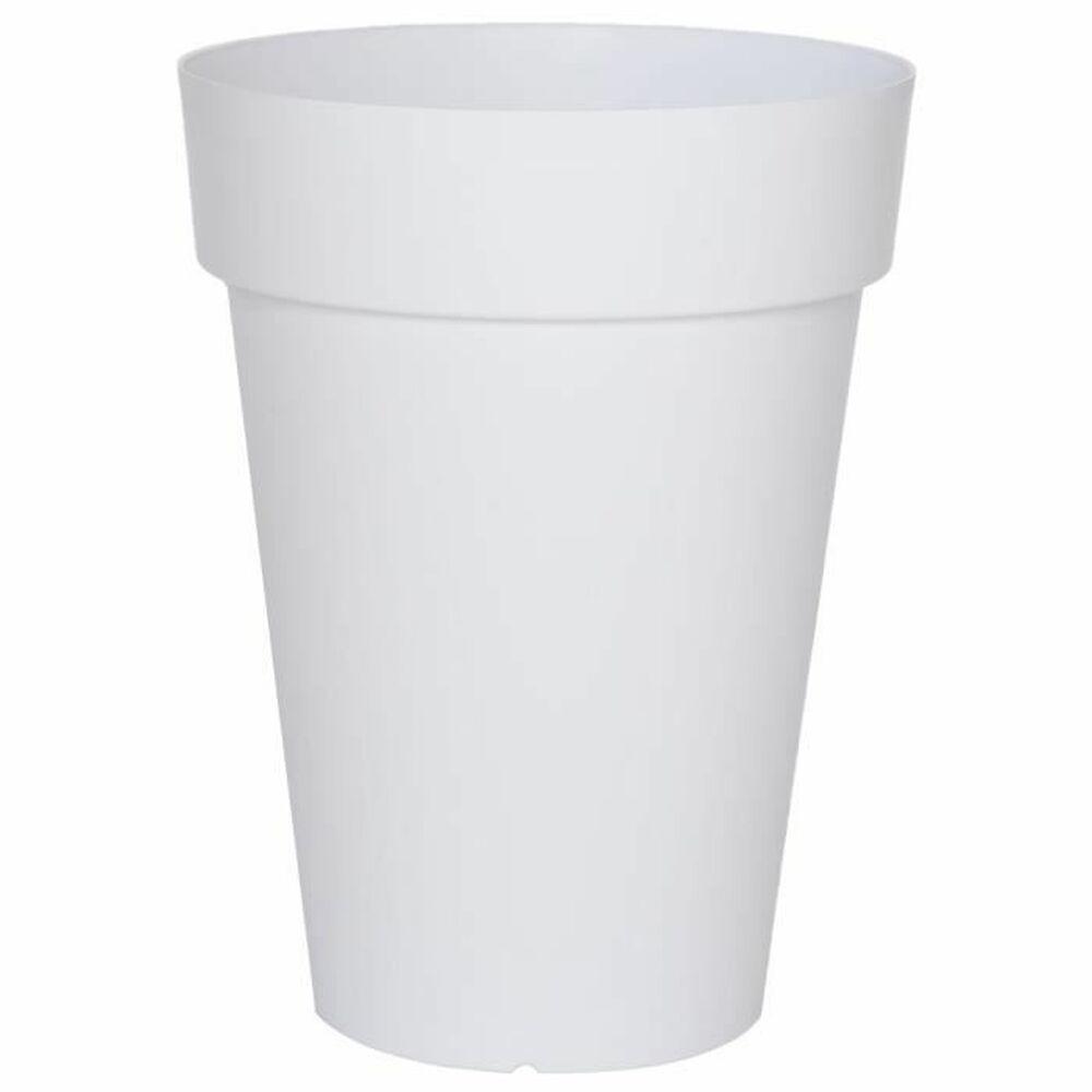 Urtepotte Riviera Hvid Plastik Firkantet Ø 40 cm Urtepotte Riviera Hvid Plastik Firkantet Ø 40 cm