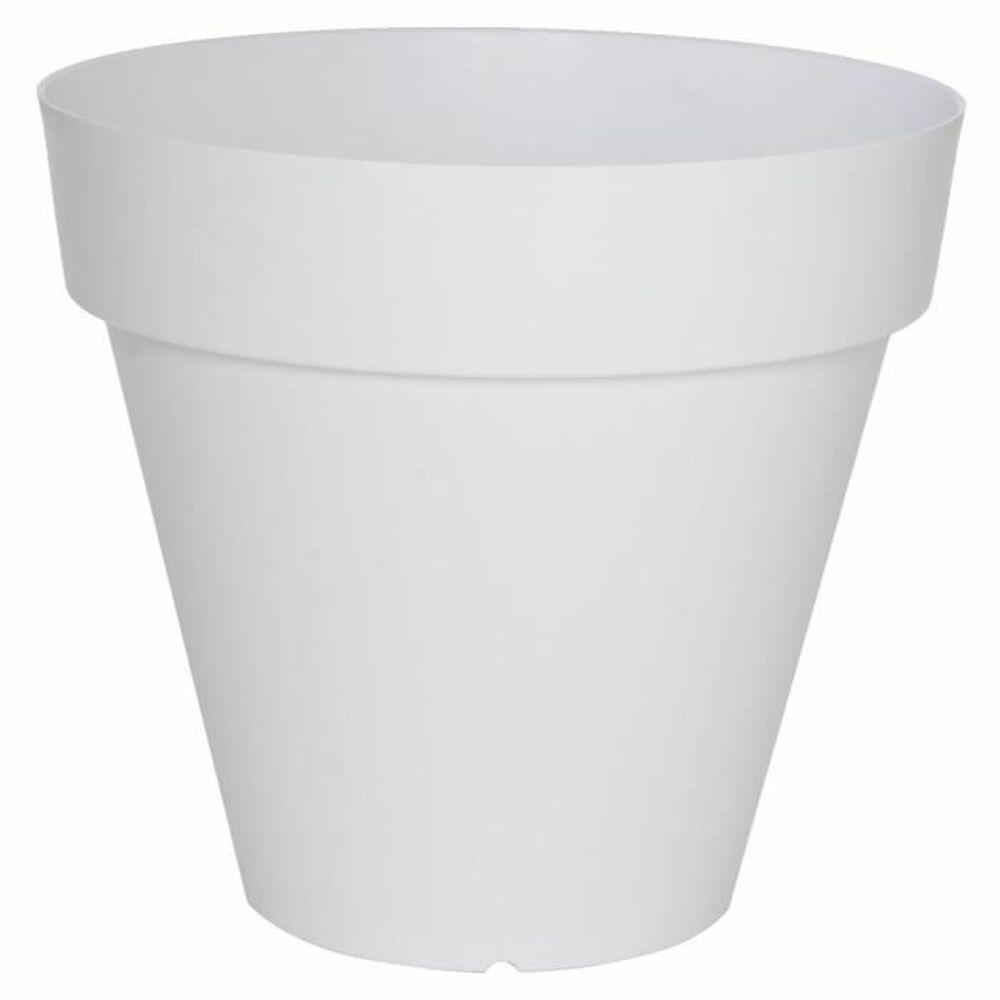 Urtepotte Riviera Hvid Plastik Firkantet Ø 50 cm Urtepotte Riviera Hvid Plastik Firkantet Ø 50 cm