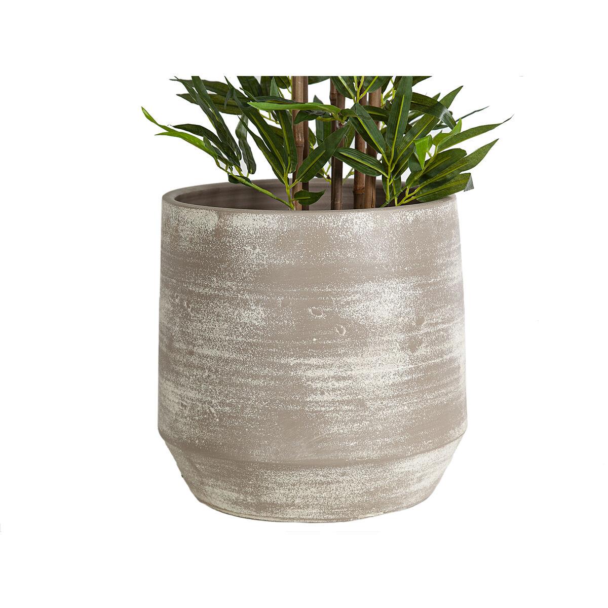 Urtepotte Romimex Grå Keramik 34 x 34 x 34 cm Urtepotte Romimex Grå Keramik 34 x 34 x 34 cm