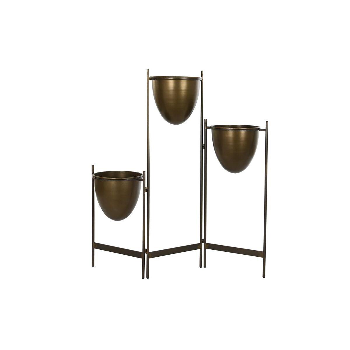 Urtepotte Sort Metal Kobber Vintage (35 x 26,5 x 105 cm) Urtepotte Sort Metal Kobber Vintage (35 x 26,5 x 105 cm)