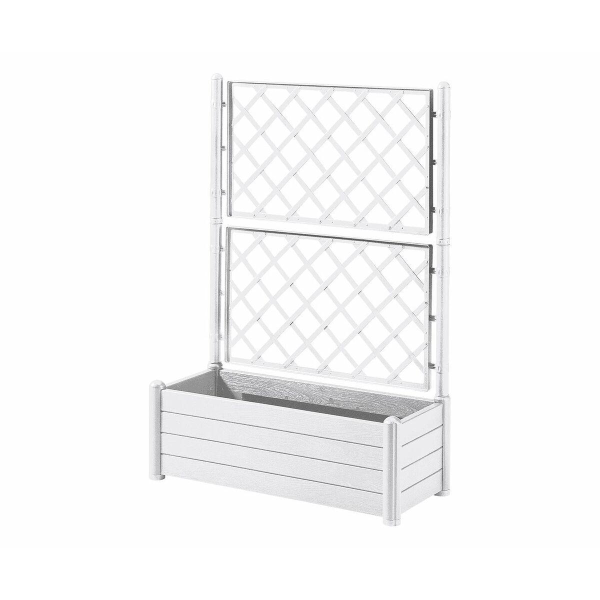 Urtepotte Stefanplast 100 x 43 x 142 cm Rektangulær Hvid Urtepotte Stefanplast 100 x 43 x 142 cm Rektangulær Hvid