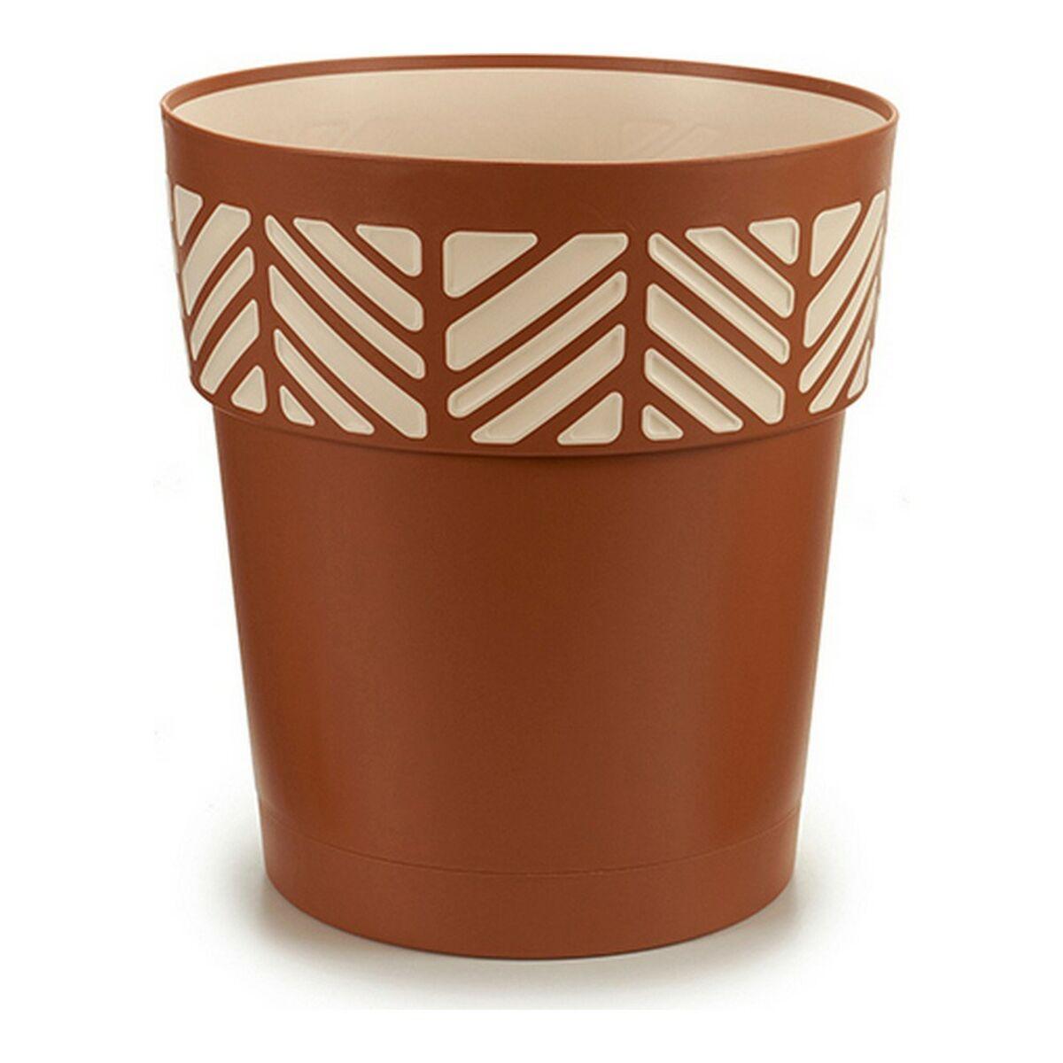 Urtepotte Stefanplast 8003507946019 Brun Beige Terrakotta Plastik 29 x 29 x 29 cm Urtepotte Stefanplast 8003507946019 Brun Beige Terrakotta Plastik 29 x 29 x 29 cm