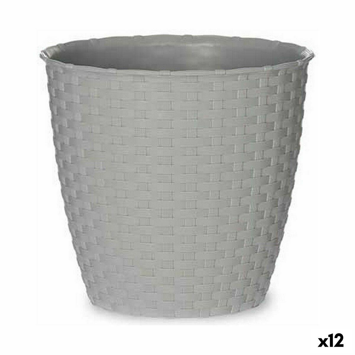 Urtepotte Stefanplast Grå Plastik 19 x 17,5 x 19 cm (12 enheder) Urtepotte Stefanplast Grå Plastik 19 x 17,5 x 19 cm (12 enheder)