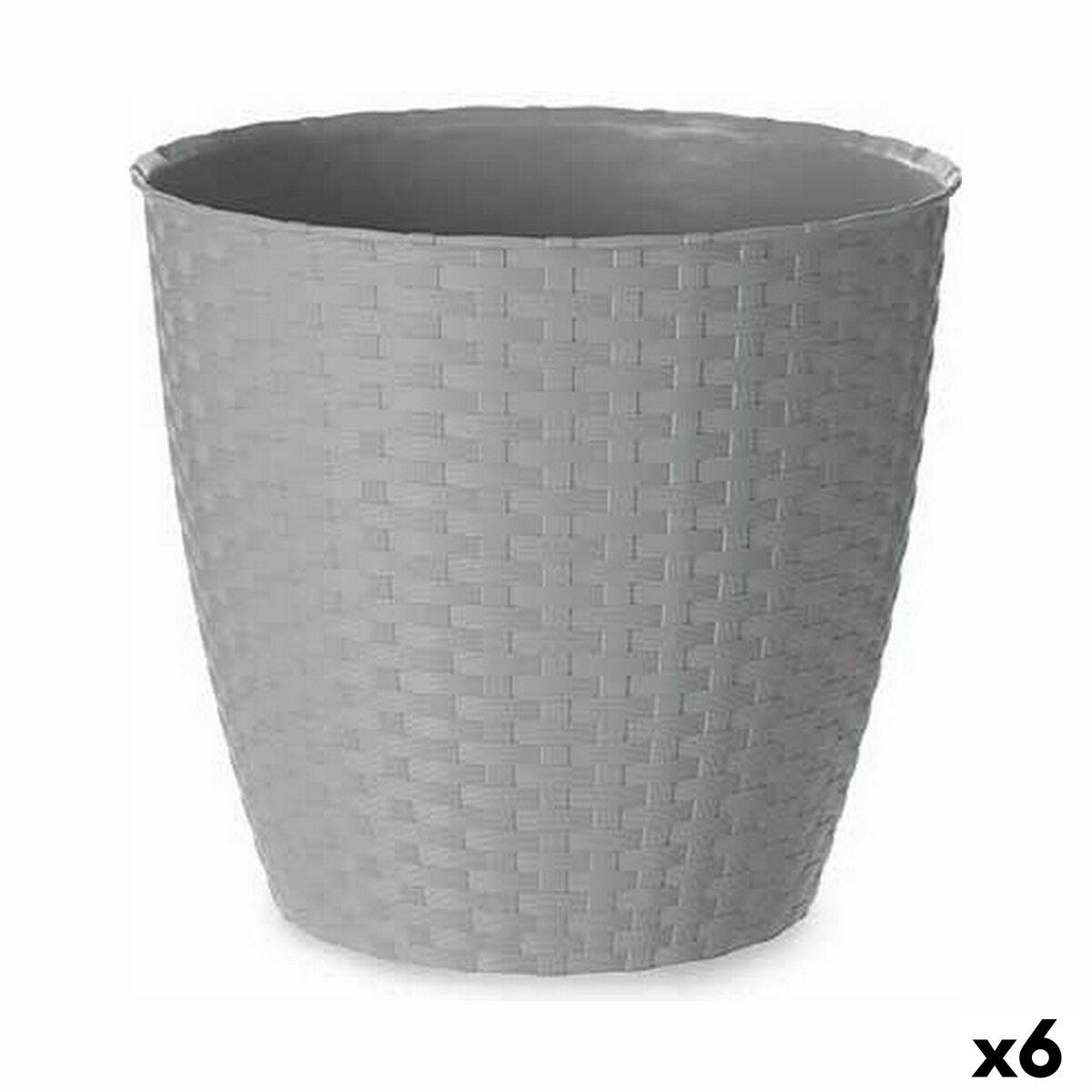 Urtepotte Stefanplast Grå Plastik 24 x 22,3 x 24 cm (6 enheder) Urtepotte Stefanplast Grå Plastik 24 x 22,3 x 24 cm (6 enheder)