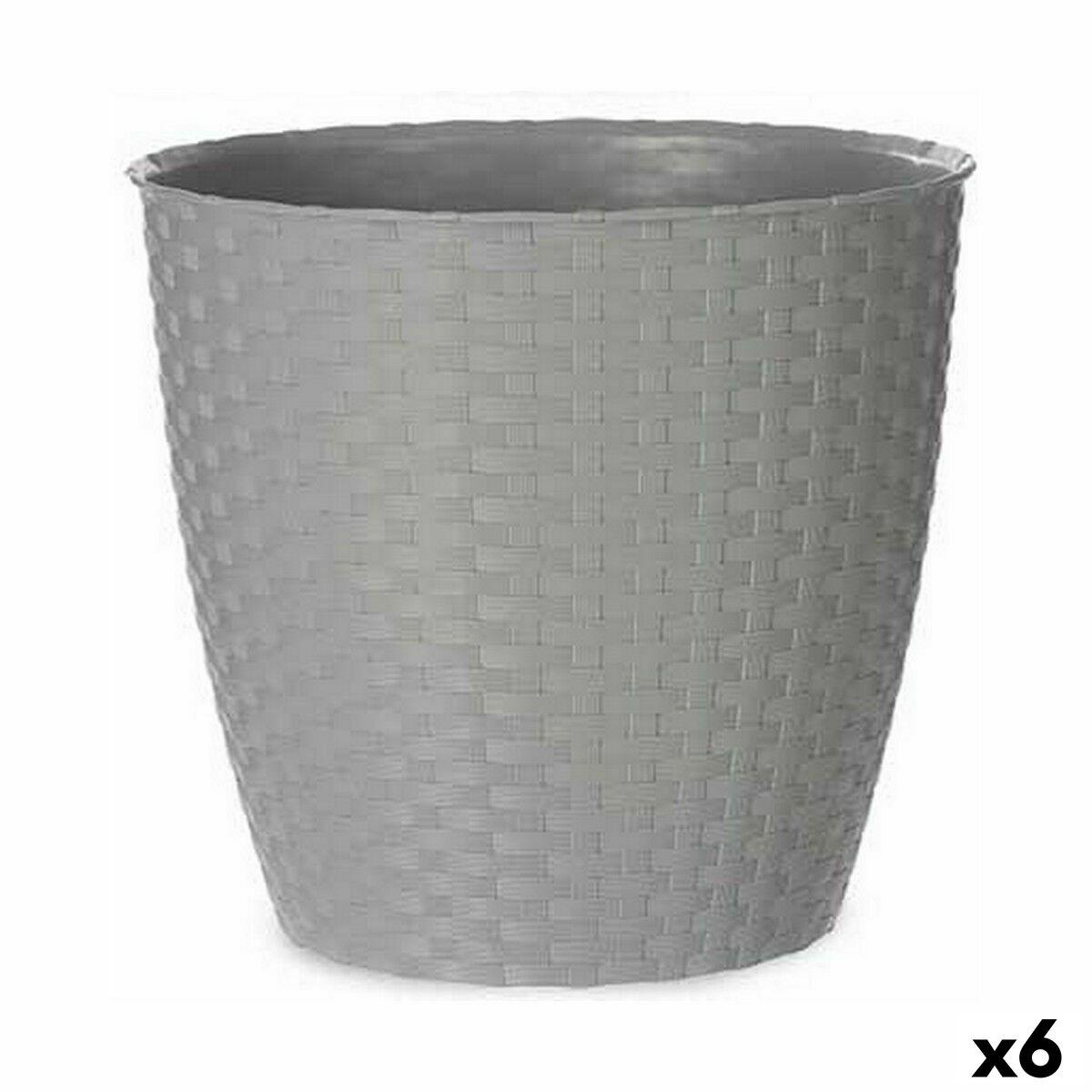 Urtepotte Stefanplast Grå Plastik 29 x 26,5 x 29 cm (6 enheder) Urtepotte Stefanplast Grå Plastik 29 x 26,5 x 29 cm (6 enheder)
