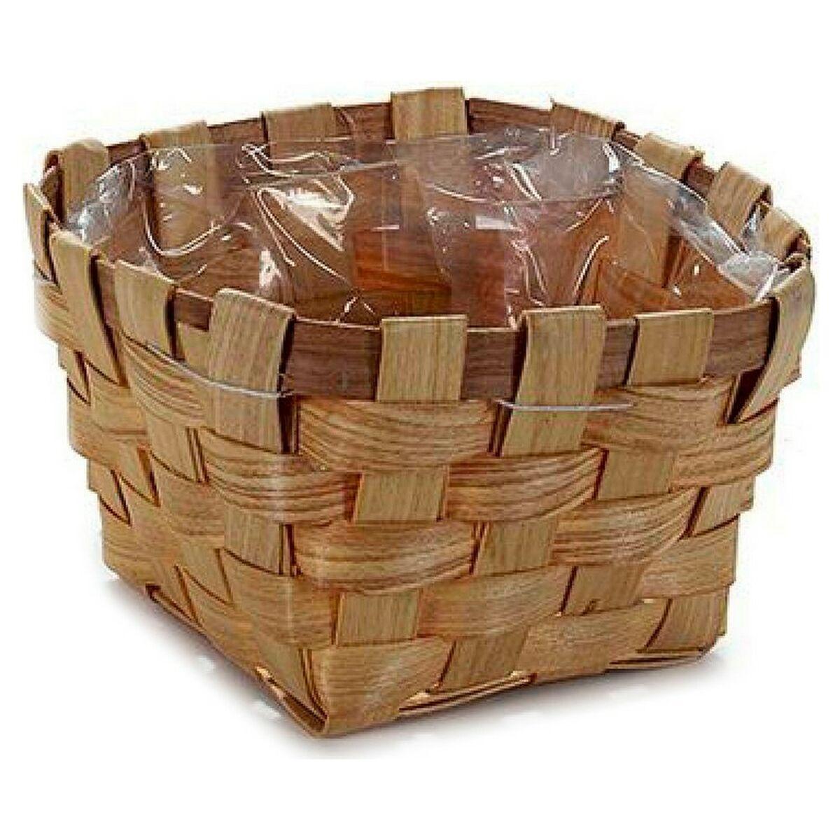 Urtepotte Sukkerrør Brun 18 x 9,5 x 18 cm Urtepotte Sukkerrør Brun 18 x 9,5 x 18 cm