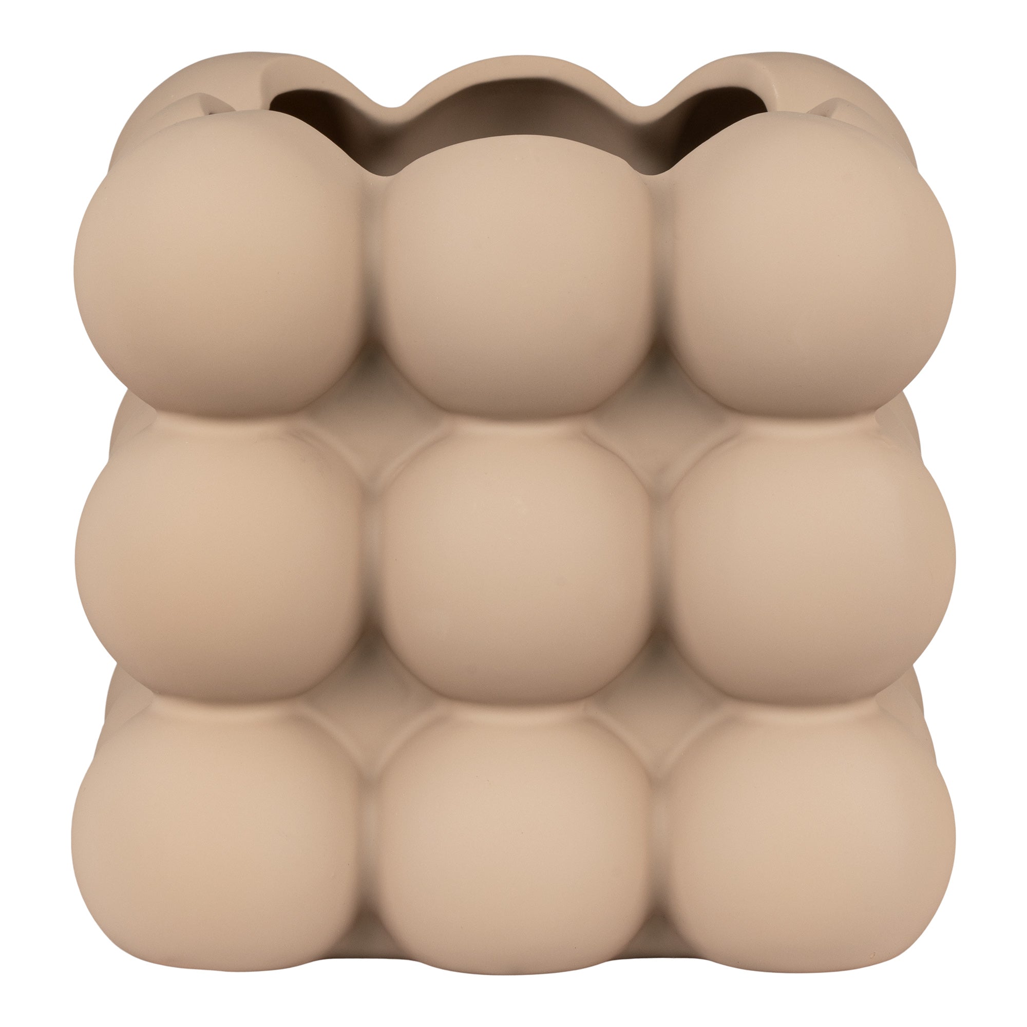 Urtepotte - Urtepotte, Keramik, Brun, 13,5X13,5X13 Cm Urtepotte - Urtepotte, Keramik, Brun, 13,5X13,5X13 Cm