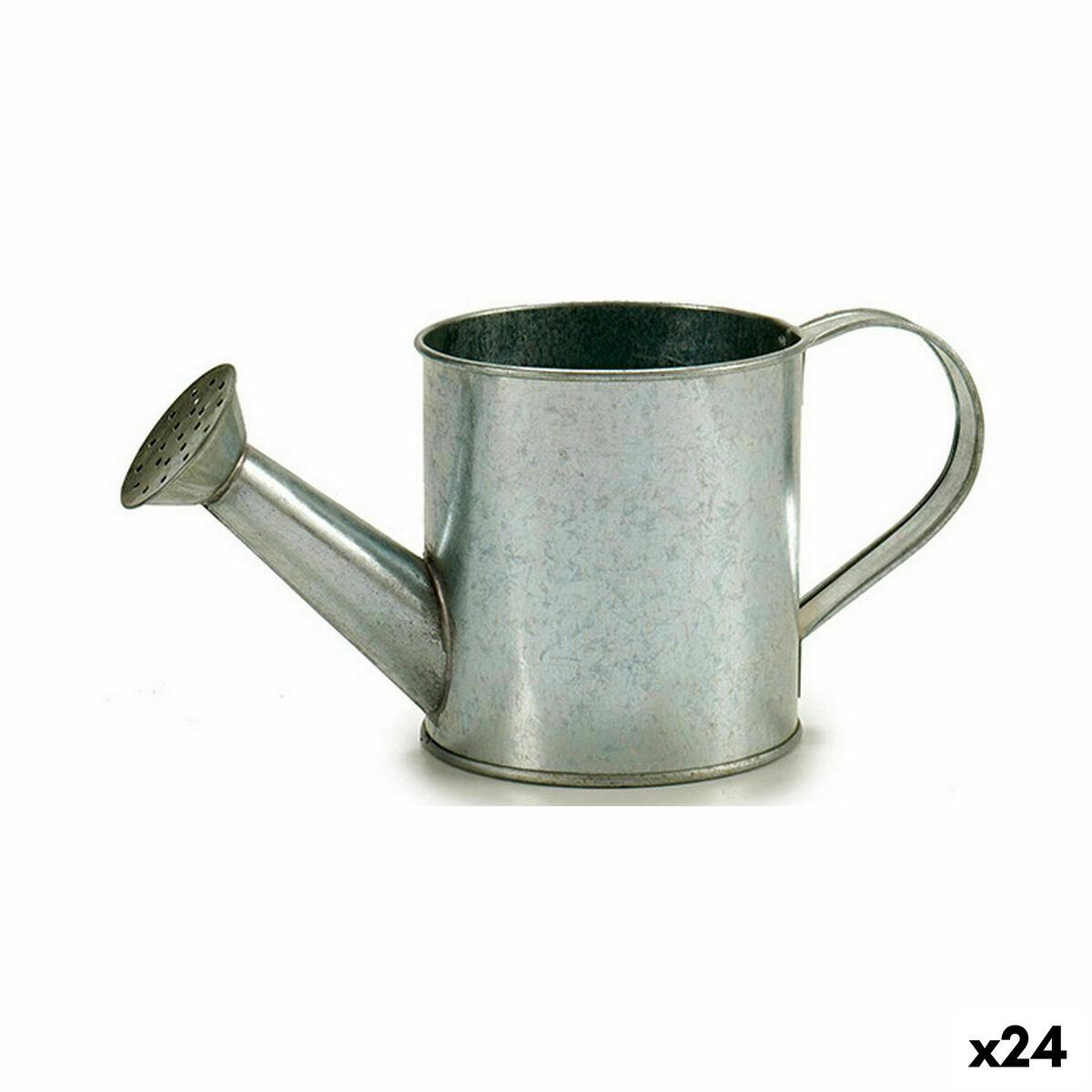 Urtepotte Vandkande Sølvfarvet Zink 24,5 x 11 x 11 cm (24 enheder) Urtepotte Vandkande Sølvfarvet Zink 24,5 x 11 x 11 cm (24 enheder)