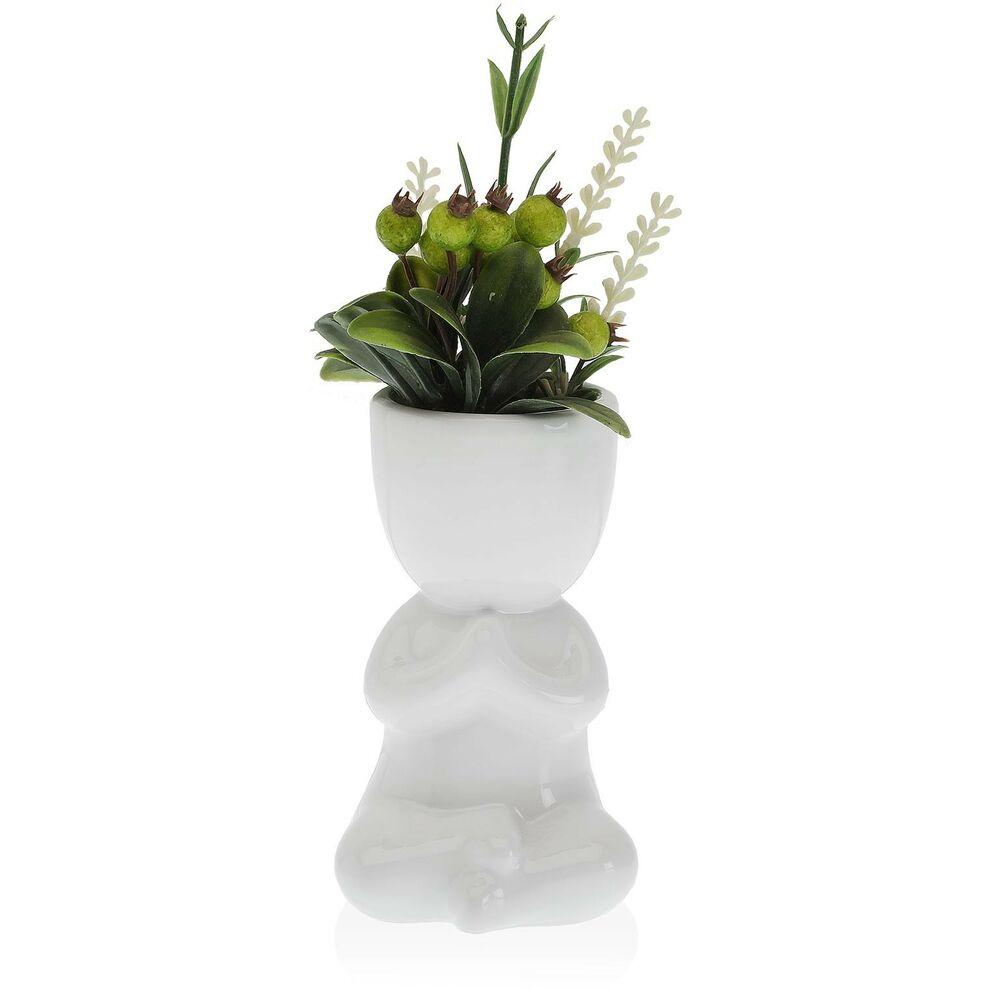 Urtepotte Versa Hvid Keramik (6 x 12 x 8 cm) Urtepotte Versa Hvid Keramik (6 x 12 x 8 cm)