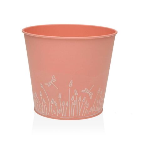 Urtepotte Versa Zink Orange Metal (16 cm)