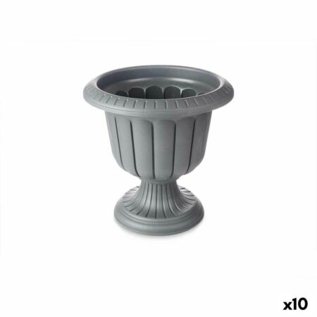 Urtepotte Vinglas Antracit Plastik 35 x 34,7 x 35 cm (10 enheder)