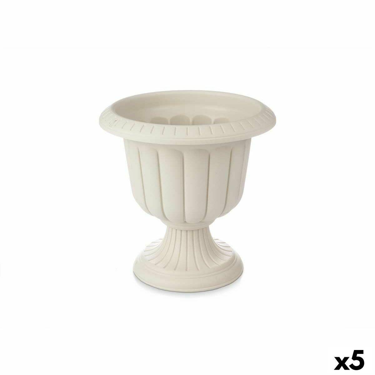Urtepotte Vinglas Beige Plastik 47,8 x 47 x 47,8 cm (5 enheder) Urtepotte Vinglas Beige Plastik 47,8 x 47 x 47,8 cm (5 enheder)
