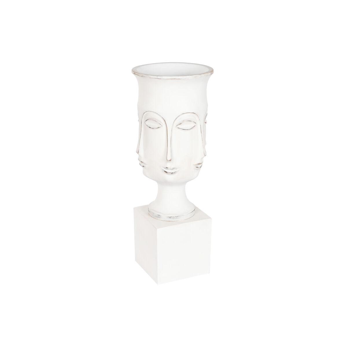 Urtepotte - ansigtsdesign, hvid/multifarvet, 93 cm Urtepotte - ansigtsdesign, hvid/multifarvet, 93 cm