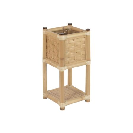 Urtepotte - bambus spanskrør, tropisk, 35 × 35 × 77 cm